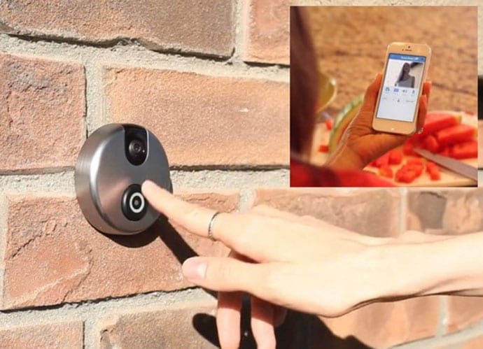 Разработан цифровой дверной глазок iDoorCam со встроенным Wi-Fi.