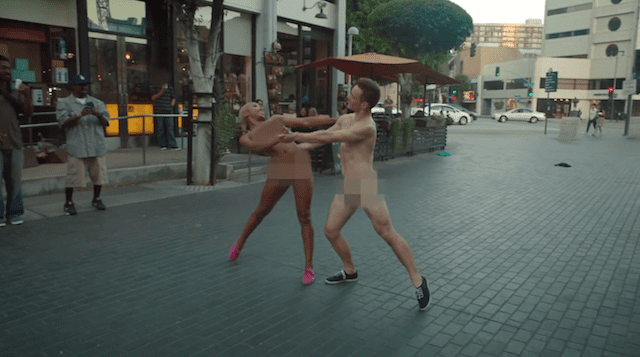 Dancing Naked Stunt