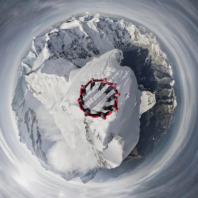 Лучше гор может быть только рекламная кампания на 4000 метрах в Альпах
