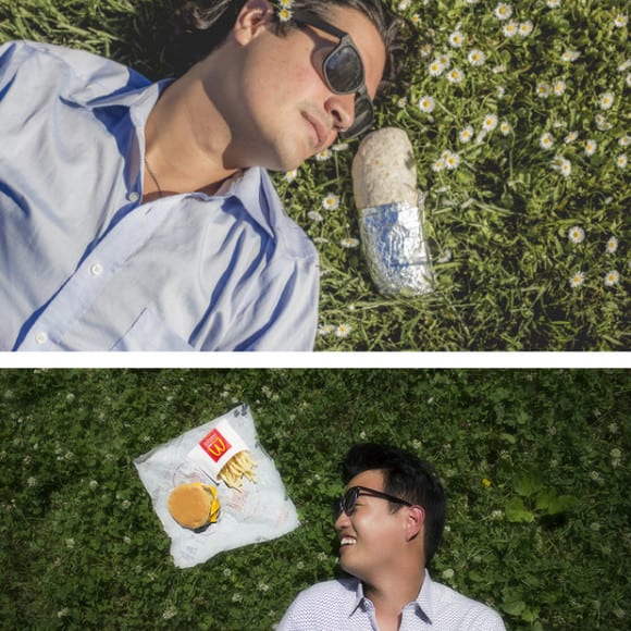 McDonald’s без разрешения скопировал для рекламы фотопроект о романтических каникулах с буррито