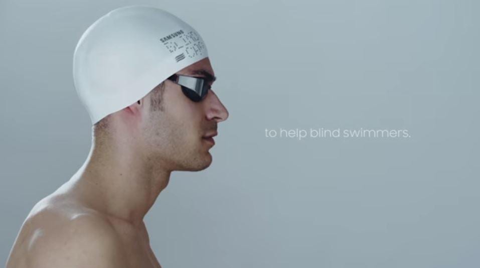 Samsung создал «умную» шапочку для плавания для паралимпийцев