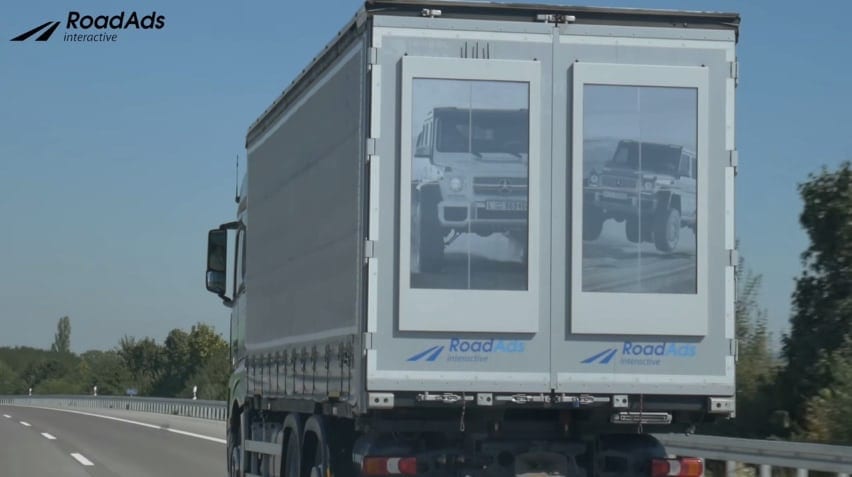 В Германии разработали e-ink-панели для трансляции рекламы на грузовиках