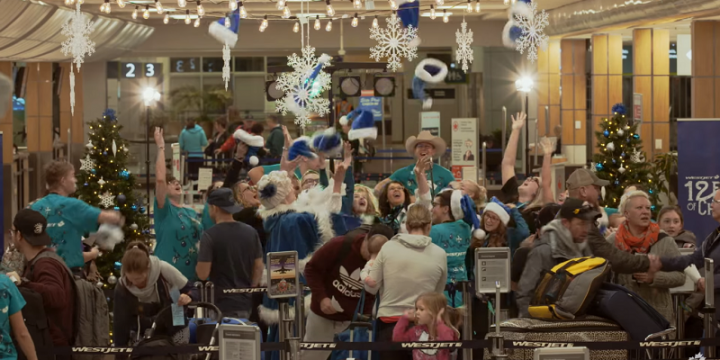 WestJet. 12 Flights of Christmas