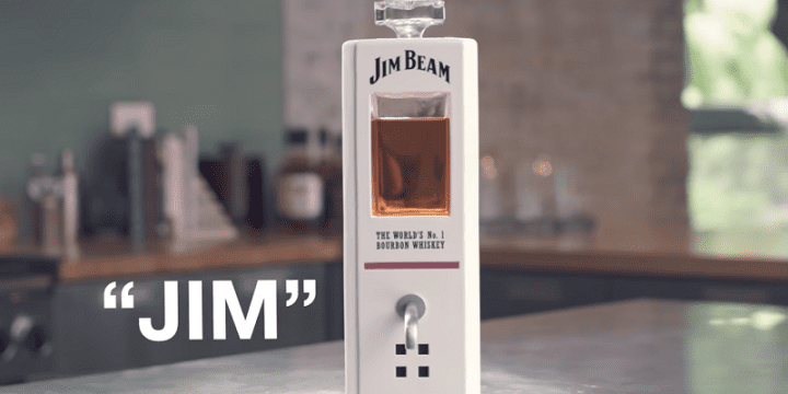 Jim Beam. Intelligent Bourbon Decanter