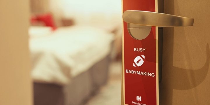 Hotels.com предлагает фанатам победителя Super Bowl делать детей