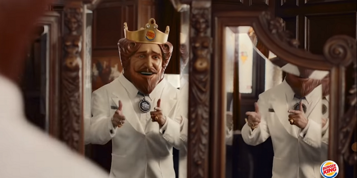 Рекламные войны: Burger King нарядил Короля в одежду Полковника Сандерса