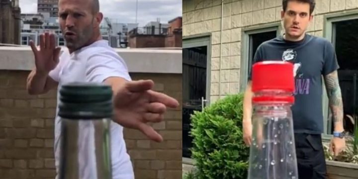 Украинские звезды приняли участие во флешмобе #BottleCapChallenge