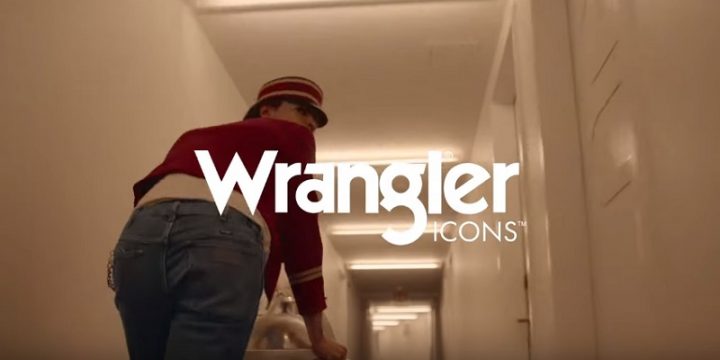 Портье становится иконой стиля в рекламе Wrangler