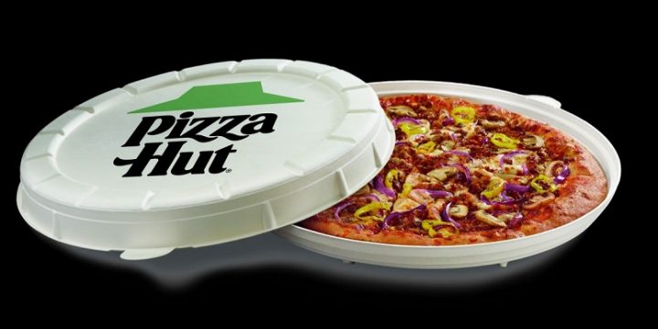 Pizza Hut тестирует круглую коробку для пиццы
