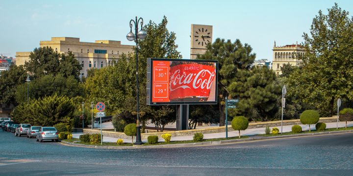 В Азербайджане запустили наружную рекламу на основе прогноза погоды